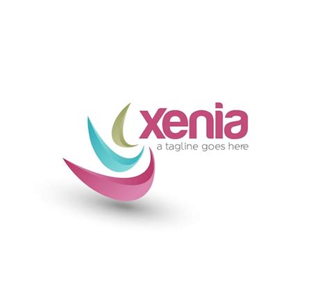 Premium Vector Branding Identity Corporate Xenia Logo Vector Design