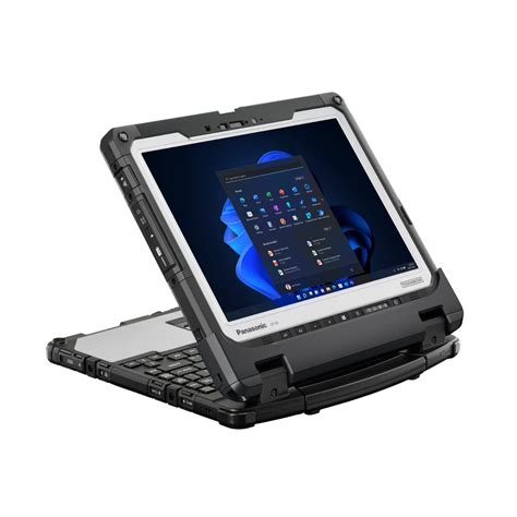 Panasonic TOUGHBOOK 33 12" 2-in-1 Detachable Fully-Rugged Tablet — Core Ultra 7 vPro, 64GB RAM, 2TB Dual-NVMe RAID, 5G Sub-6 / FirstNet Band 14 + Dedicated u-blox GPS (5YR-DEFENSE) (FZ-33-I7-64-2TB-5G-GPS-5YR-DEFENSE)