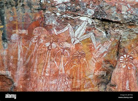 Arte Rupestre Aborigen En Nourlangie Parque Nacional Kakadu El