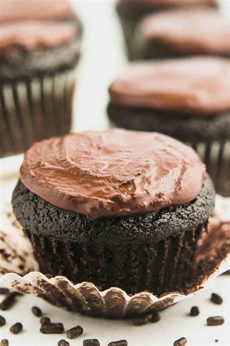 Healthy Mini Vegan Chocolate Cupcakes Amy S Healthy Baking