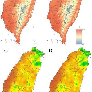 Spatial Distributions Of Mean Annual Temperature MAT And Mean Annual