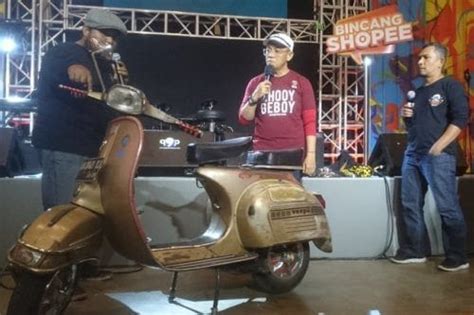 Rambah Segmen Otomotif Shopee Gandeng Komunitas Vespa