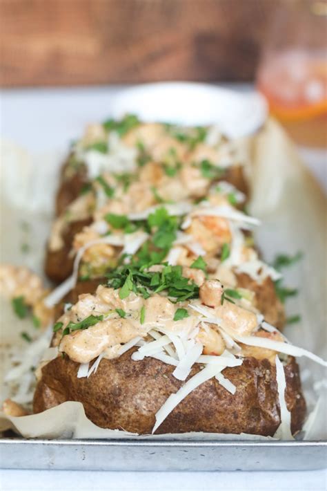 How To Make Loaded Shrimp Baked Potato Seasoned To Taste