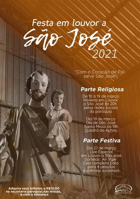 Festa de São José 2021 Paróquia Sagrado Coração de Jesus