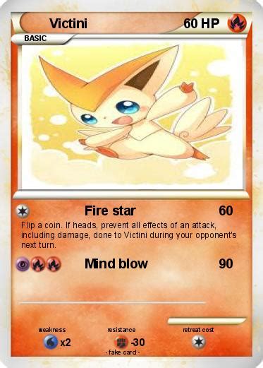 Pokémon Victini 2638 2638 Fire Star My Pokemon Card