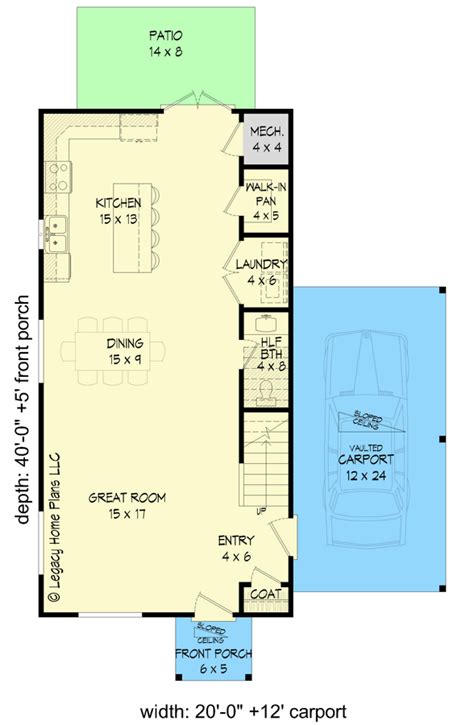 Modern Industrial-style House Plan with Carport - 680014VR | Architectural Designs - House Plans