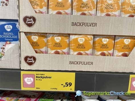 Aldi S D Sortiment Backpulver Preis Angebot Supermarktcheck