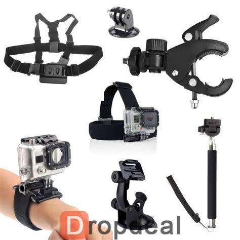 Kit 7 Accessoires GOPRO HERO 2 3 4 Perche Harnais Achat Vente Pack