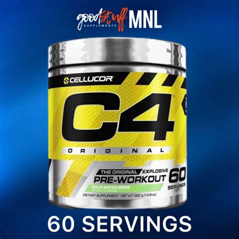 C4 Original Pre Workout Powder 60 Servings Lazada Ph