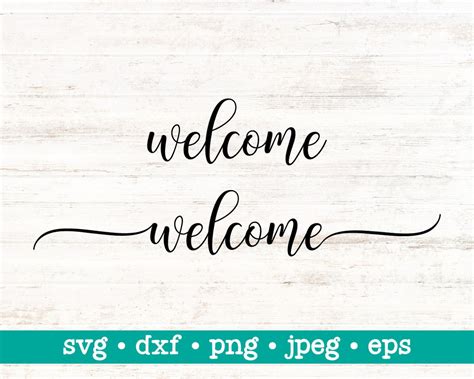 Welcome Svg Welcome Sign Svg Home Svg Farmhouse Svg - Etsy