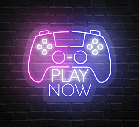 Play Now Neon Sign Online Fast Delivery Bannerbuzz