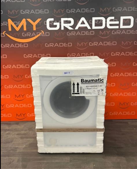 [new Boxed] Integrated Baumatic 8kg 5kg Washer Dryer 1400rpm [mg67 12 14] [mg69 8 19] My Graded