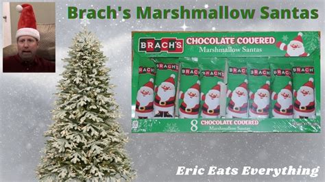 Eric Eats A Brachs Chocolate Covered Marshmallow Santa Youtube