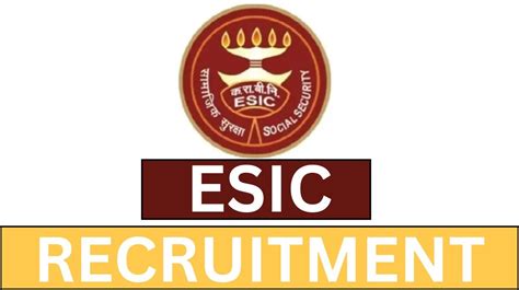 Esic Recruitment Apply For Posts Notification Out Check