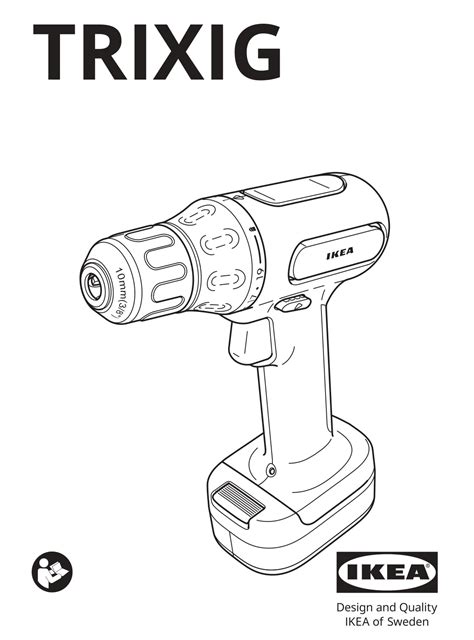 Ikea Trixig Screwdriver Drill 12v Li Ion Instruction Manual