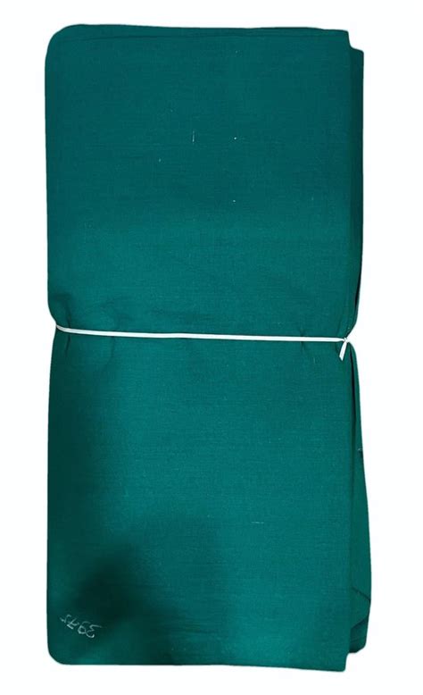 Green Plain Cotton Casement Fabric At Rs 65meter Plain Cotton Cloth