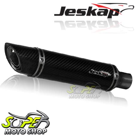 Escape Ponteira Jeskap GP Carbon Em Carbono Full Race 2X1 YZF R3