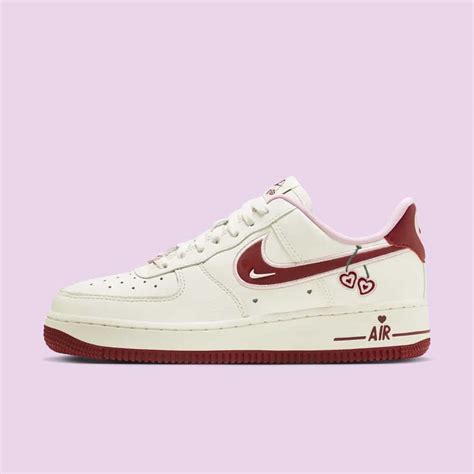 Heart Shaped Cherries Hang Down From The Nike Air Force 1 Valentine S