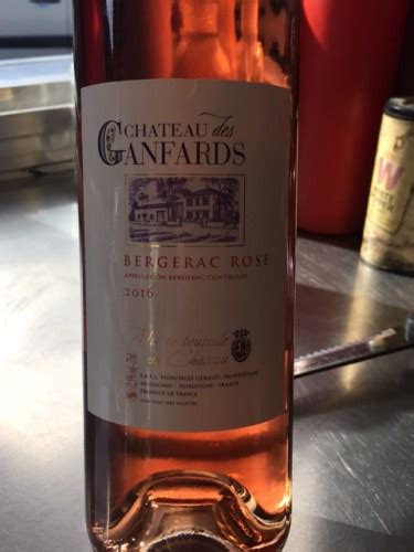 Château des Ganfards Bergerac Rosé Vivino US