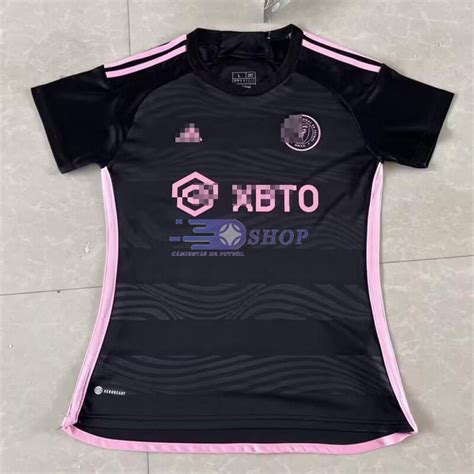 Camiseta Inter Miami 2023 2024 Segunda Equipación Mujer