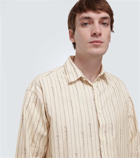 Hemd La Chemise Simon Aus Baumwolle In Nude Jacquemus Mytheresa