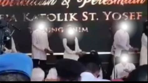 Viral Peresmian Gereja Di Muara Enim Yang Diiringi Marawis Dan Salawat Nabi