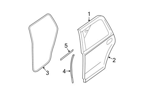 Ford Expedition Door Seal Rear Lower 131 Wheelbase 7l1z40253a10a Havre Ford Havre Mt