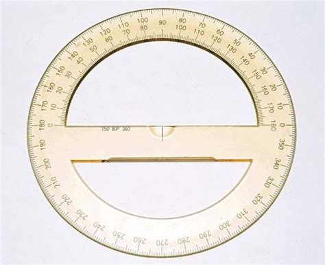 Labeled Protractor