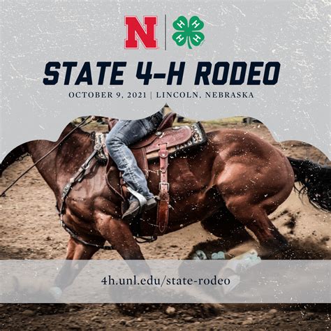 New State 4 H Rodeo In Lincoln Oct 9 Deadline Sept 17 Announce University Of Nebraska