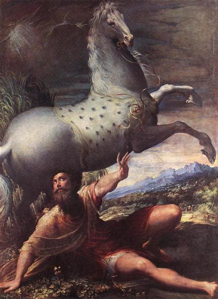 The Conversion Of St Paul Parmigianino Wikiart Org