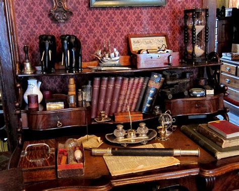 Sherlock Holmes Desk In The Sherlock Holmes Museum I Want Everything