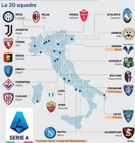 Genoa Ecco La Mappa Della Nuova Serie A Il Secolo XIX