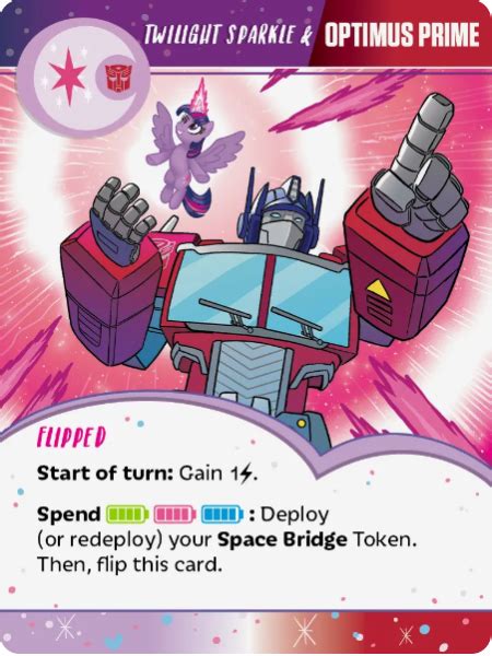 My Little Pony Deck-Building Game Collision Course a Transformers Crossover Expansion