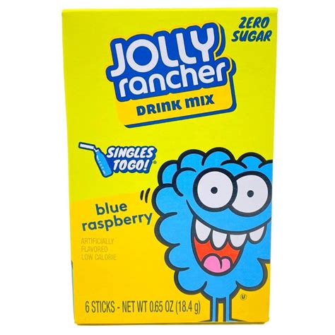 Jolly Rancher Singles To Go Blue Raspberry Drink Mix 12pk