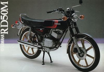 Motor Lit De Yamaha RD 50 M Brochure 1980