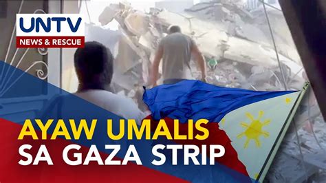 3 Pinoy Nasa Gaza Sa Gitna Ng Israel Hamas War Higit 100 Pinoy Sa