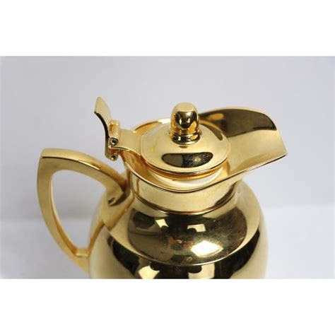 Vintage Alfi Carafe in Gold Finish | Chairish