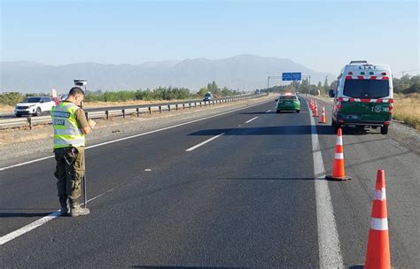 Padre e hija mueren en accidente de tránsito frente a Rancagua