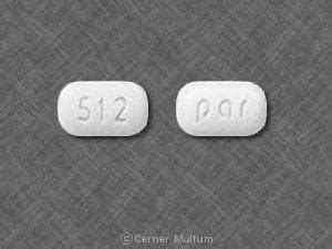 Pill Finder: par 512 White Elliptical / Oval - Medicine.com