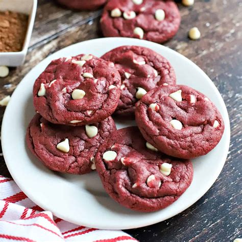 Red Velvet Cookies From Scratch