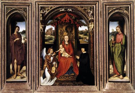 Triptych C1485 Hans Memling