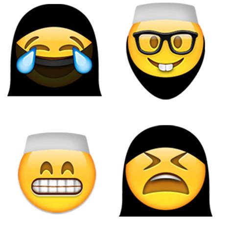 Muslim Emoji: In der App tragen Smileys Kopftuch oder Nikab - WELT