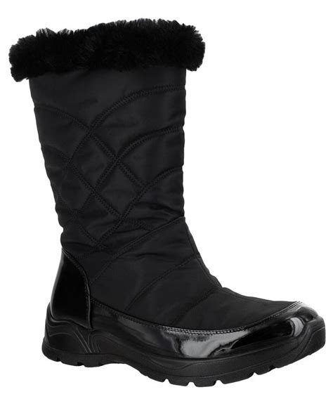 Easy Street Easy Dry By Cuddle Waterproof Boots And Reviews Boots Shoes Macys