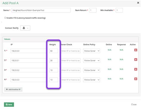 Dns Bytes Load Balancing With Round Robin