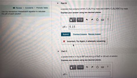 Solved PartB Review L Constants L Periodic Table A Solution Chegg