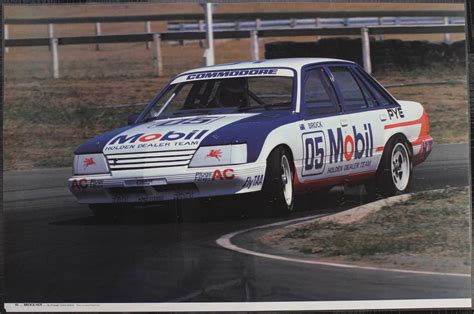 Peter Brock Poster Holden Dealer Team 85 Vk Commodore Mobil Hdt 05