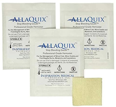 Allaquix High Performance Stop Bleeding Gauze Large X