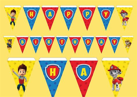 Paw Patrol Happy Birthday Printable Free Printable Templates Your Go