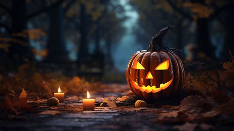 Jack O Lantern Pumpkin K M Wallpaper Pc Desktop