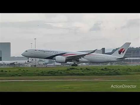 Airplane Landing Compilation At Klia Aviation Runway Youtube